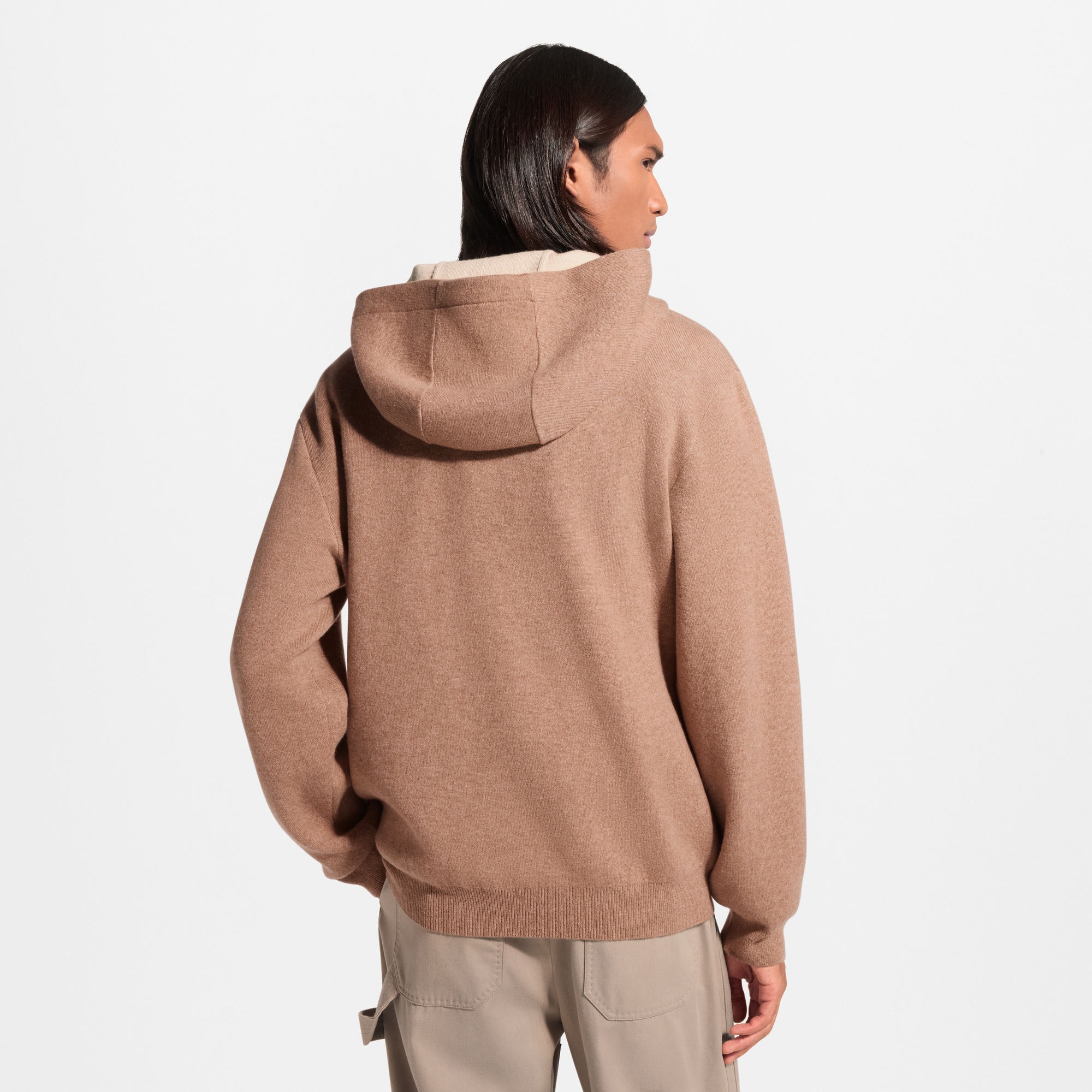 シグネチャー ダブルフェイス カシミヤ フーディ ｜ルイ・ヴィトン
